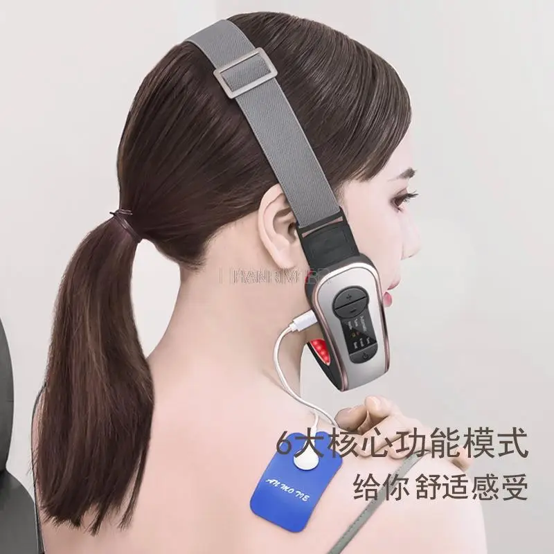 V instrument visage micro courant électrique lifting masseur visage mince rouge bleu instrument de beauté