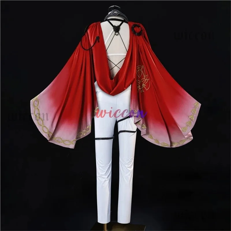 

CyLupa косплей Wuthering Waves костюм парик комбинезон плащ головные уборы хвост зажимы для ушей кольца реквизит Хэллоуин вечерние для женщин девочек