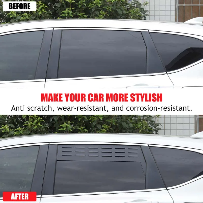 

2 piece set Aluminum Alloy For Honda CRV Breeze 2017-2021 Car Rear Ventilation Blinds Car Modification Decorative Accessories