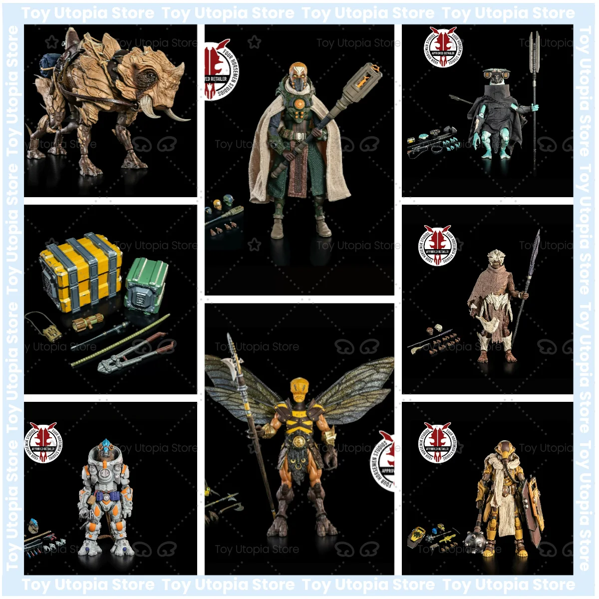 

Figura acción a escala 1/12 de Four Horsemen Studio Mythic Legions, Cosmic Legions Oxkrewe, juguete coleccionable para regalo.