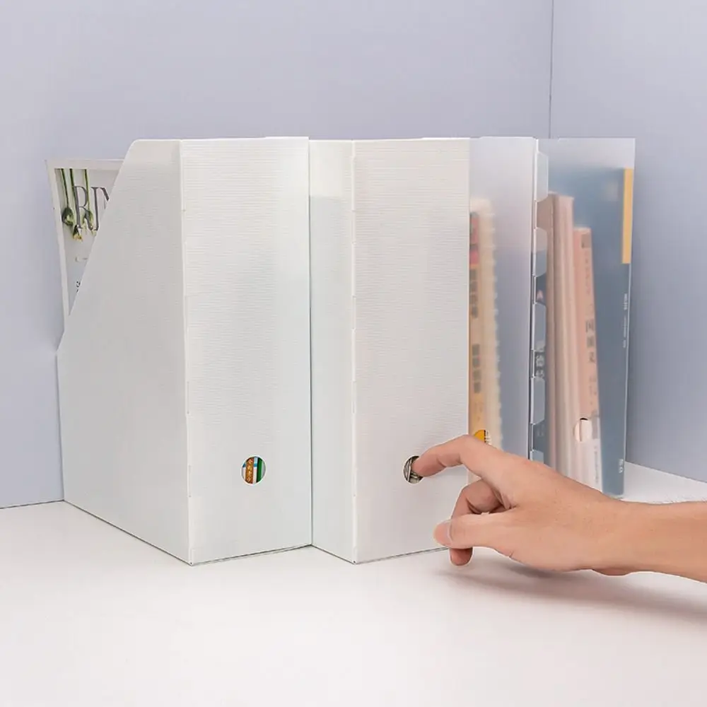Sundries Storage Box Folding File Storage Box Desktop Organizer Paper Organizer File Organizer Box Minimalism PP Plastic