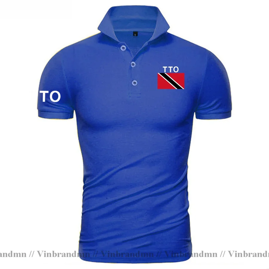 Trinidad and Tobago Polo shirts Men Short Sleeve Brand Shirt Classic Country Flag Design Tops TTO Trinidadian Trini Trinbagonian