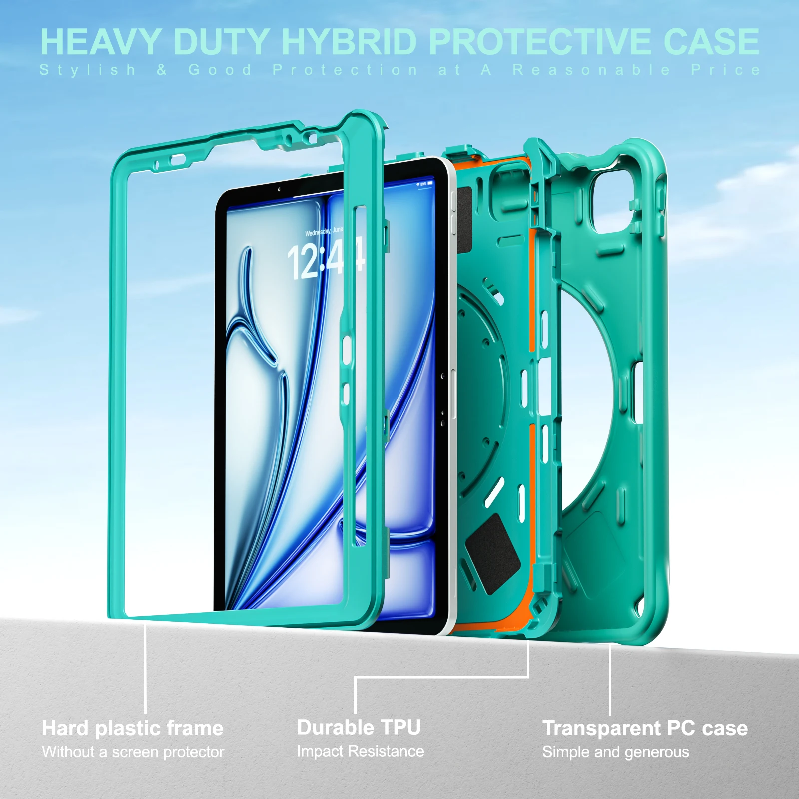 Kids Cartoon Hybrid Case For iPad Air 11 M4 M3 M2 A 5 10.9
