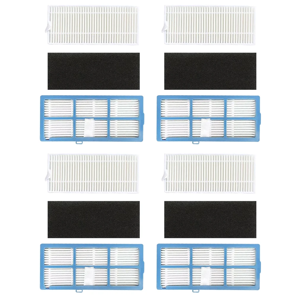 For DeenKee for d40 Robotic Vacuum Cleaner HEPA Filter Set 4 Pack Focused on Functional Longevity and Filtration Stability