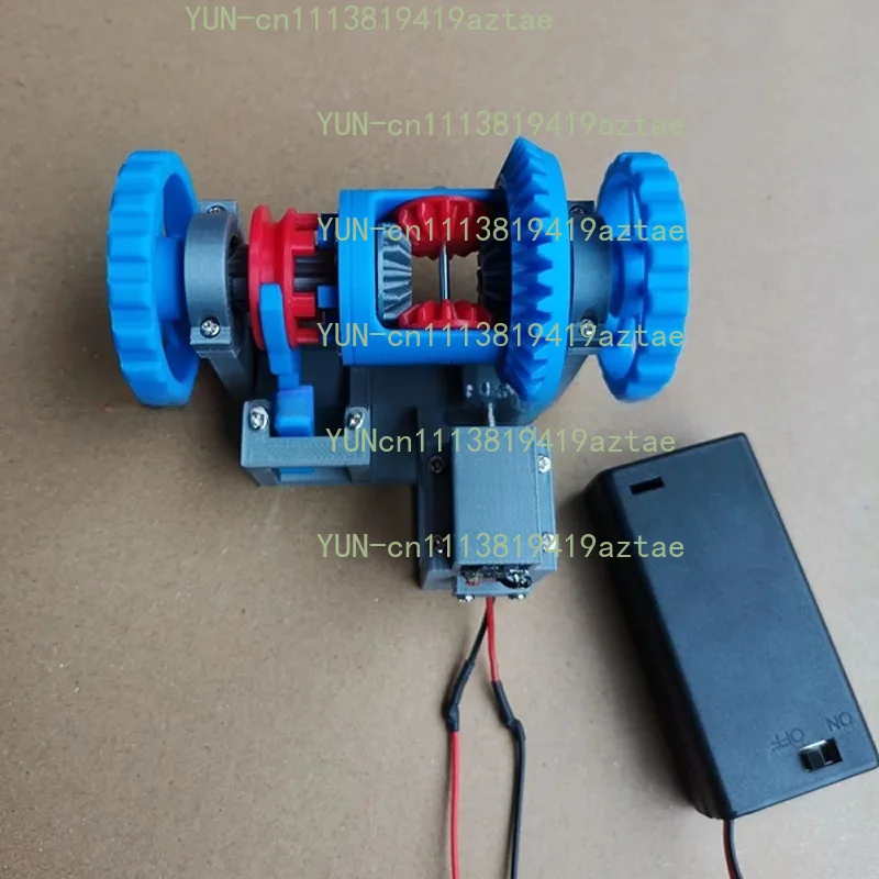 3D Printed Differential Model Mechanical Structure Teaching Demonstration Gear Principle Display Model
