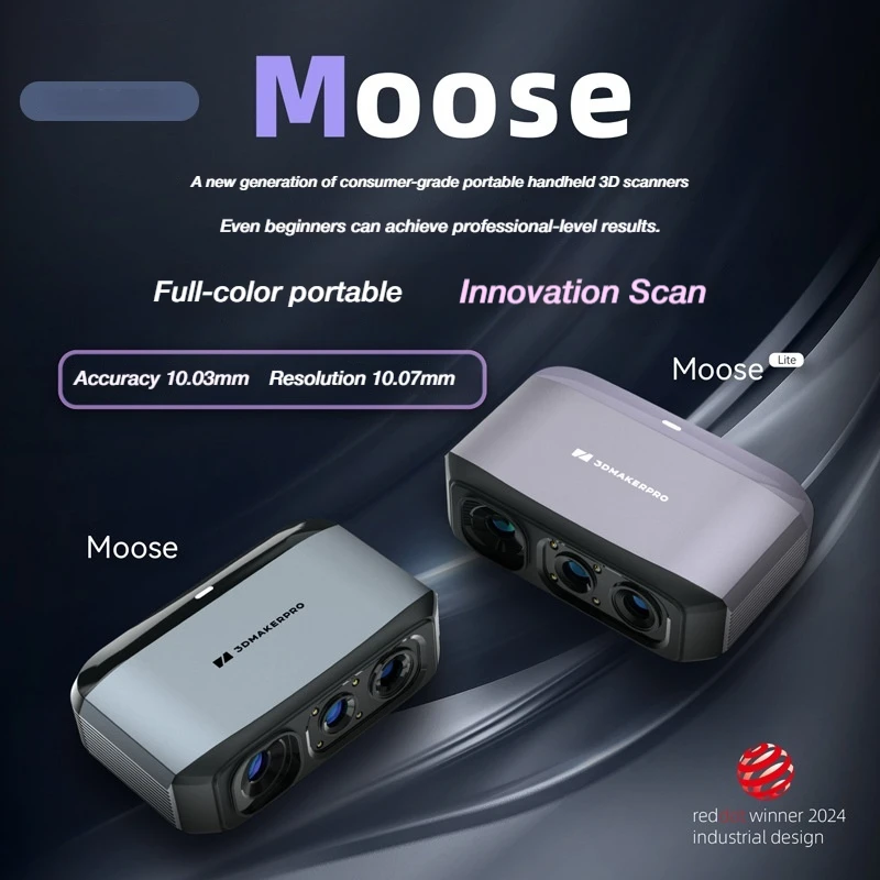 High Precision Handheld Portable 3D Scanner for Reverse Engineering & 3D Modeling, Matched with 3D Printer