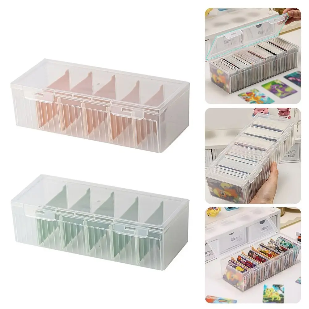 New Large Capacity Card Storage Box with Lid Dustproof Data Cable Organizer Division Box