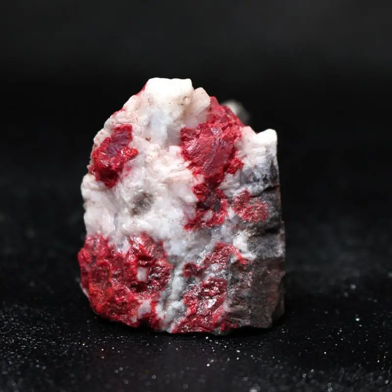 

Natural Red Cinnabar Raw Stone Specimen Collection Popular Science Mineral Specimens Hand Polished Teaching Specimens