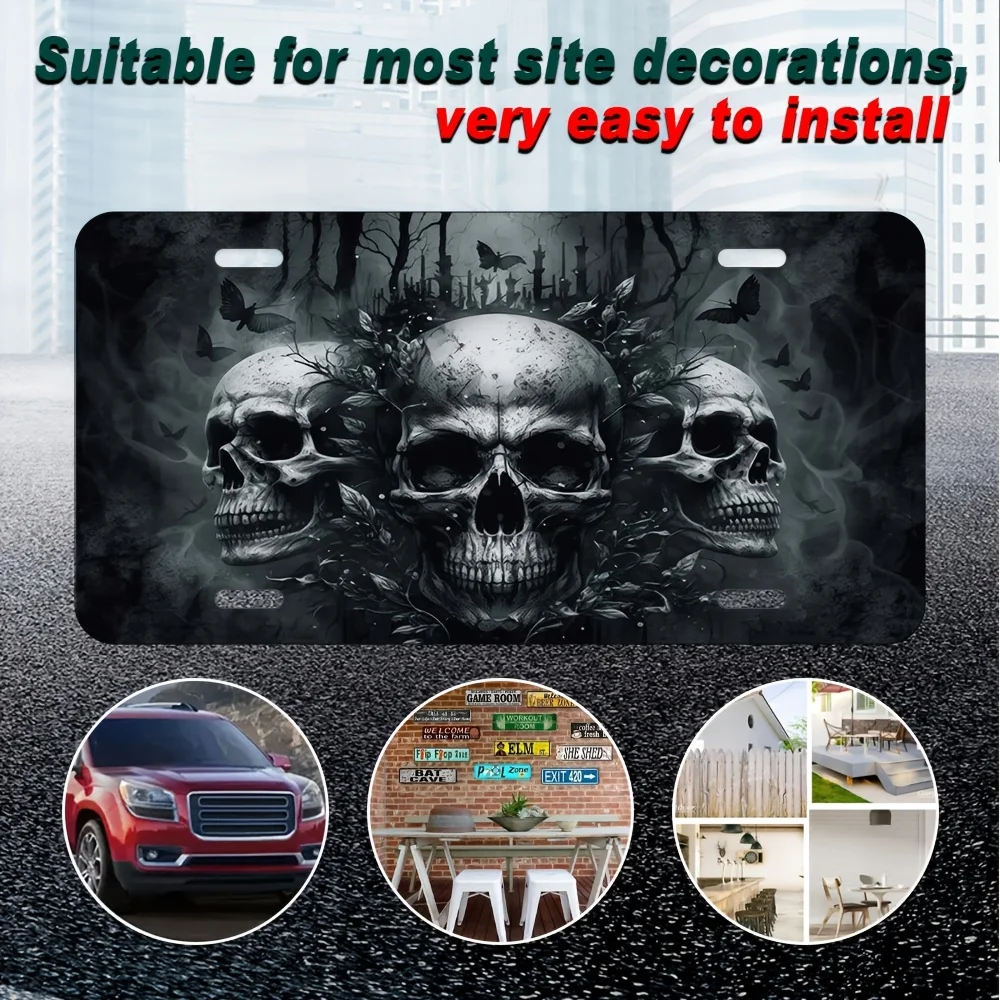Retro Aluminum Wall Decoration (30.48X15.24 cm) - Multifunctional Ornament for Home, Pub, Coffee Shop & Workshop