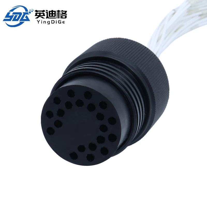 Deep Sea High-current Waterproof Underwater Connector 12 Pin Male Female Plug and Socket IP68 Standard 100-1500V 5-50A