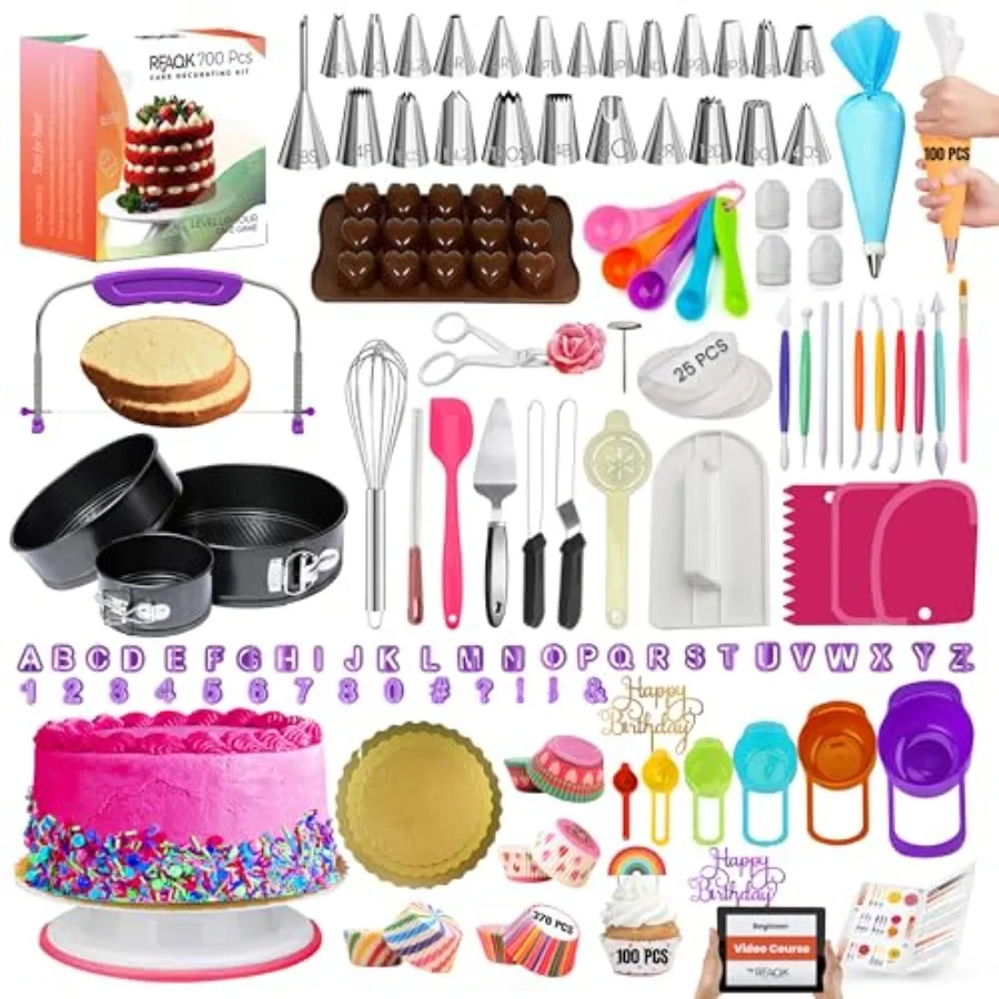 700Pcs Cake Decorat…