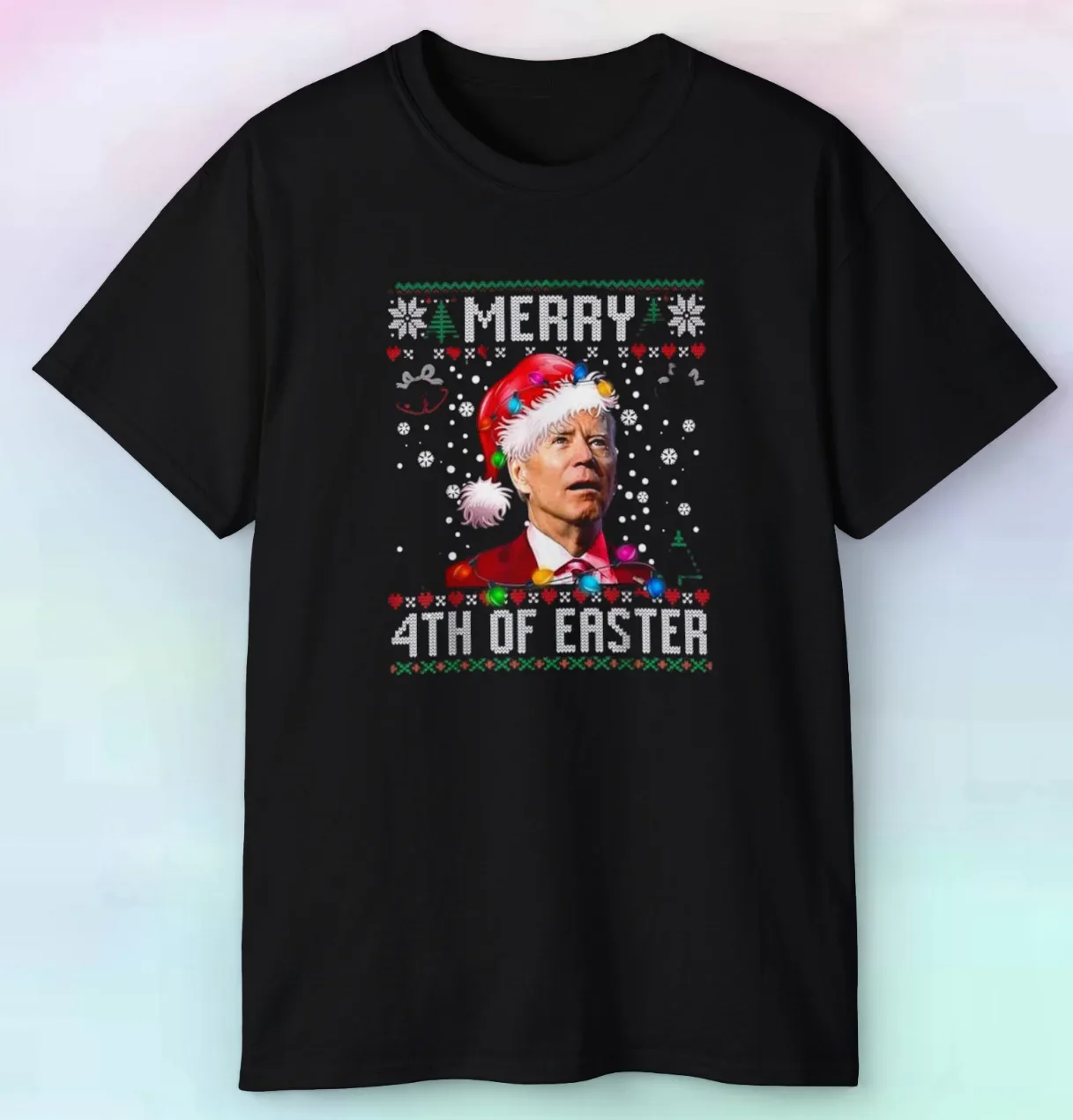 

Men's Biden Merry Christmas Shirt | Funny Easter Joke Political USA | S-5XL