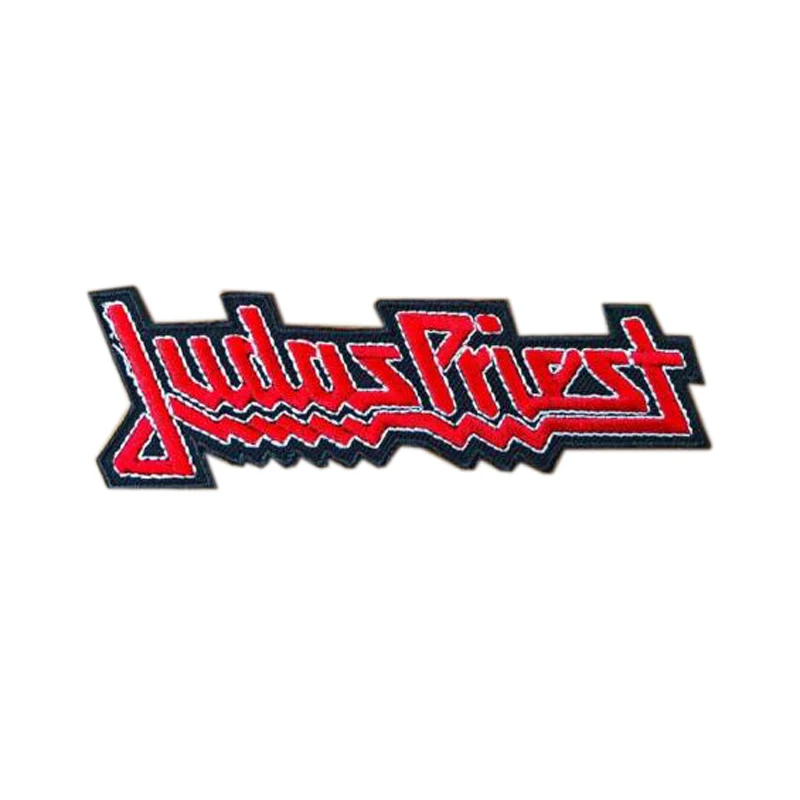 10pcs Judas Priest Sew Iron On Patch Rock Band Logo Heavy Metal Hard Music Embroidered