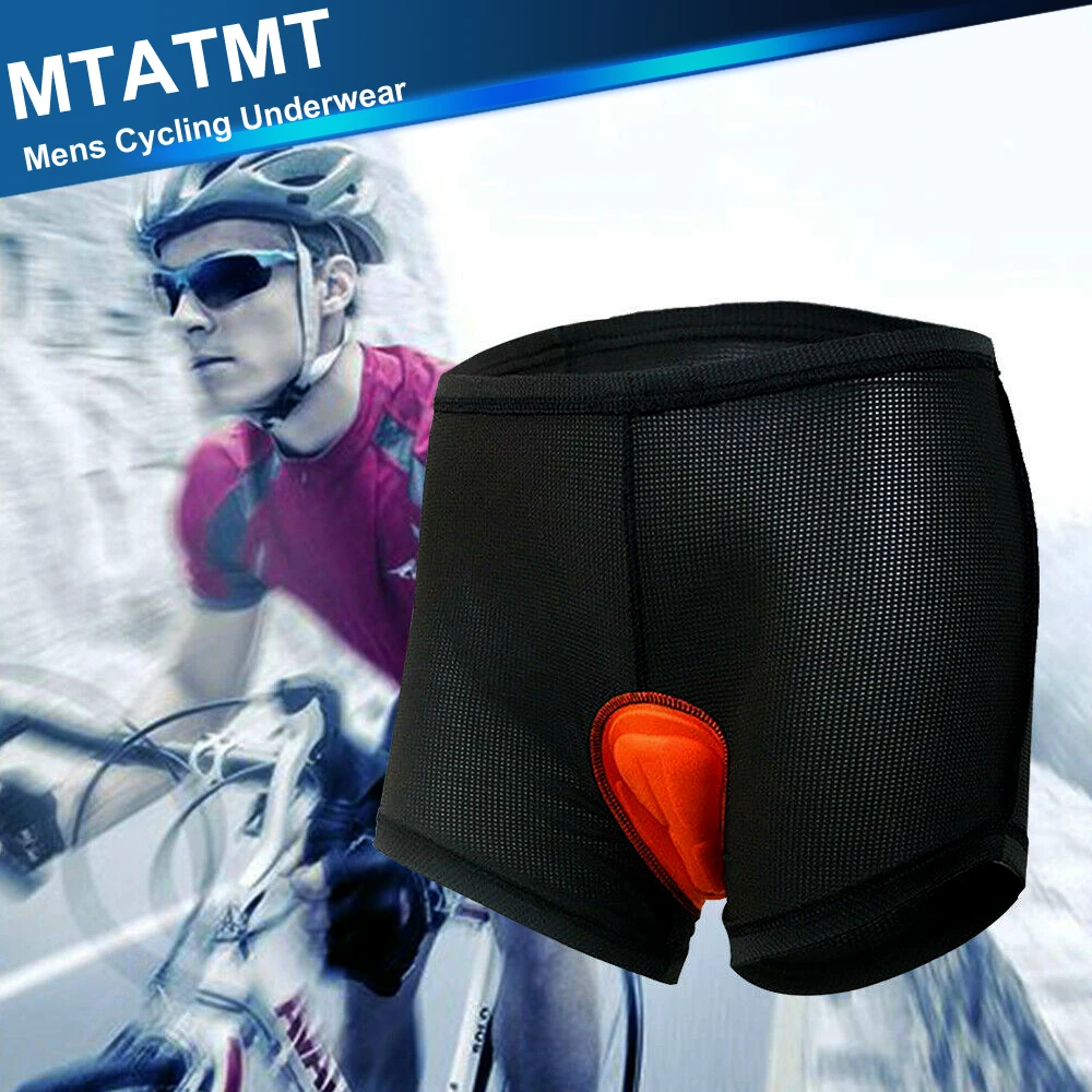 

MTATMT 1Pcs Cycling Underwear for Men, 4D Gel Padded Bike Bicycle Shorts Cycle Biking Riding Undershorts MTB Mountain Brief