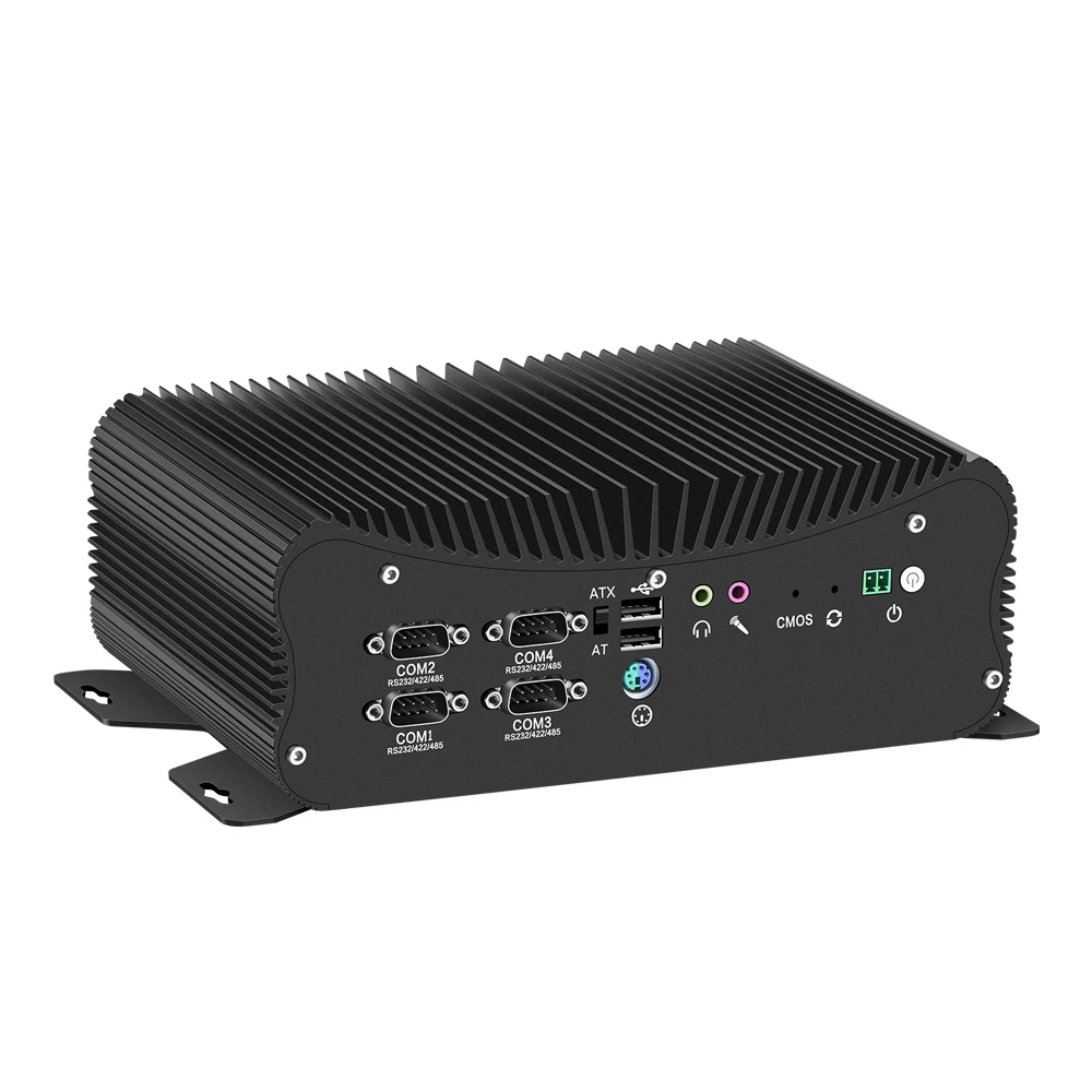 XCY X45G Industrial PC Intel Core i7-1255U 6x COM-RS232 RS485 RS422 14-GPIO WiFi 4G LTE PS/2 2x GbE DC9V-36V Windows 11 IOT