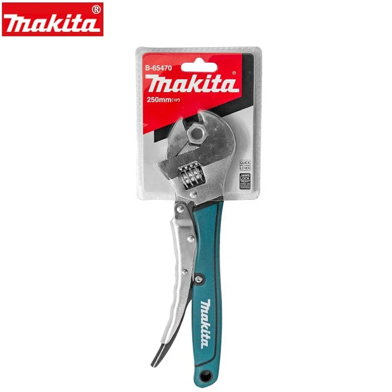 Makita B-65470 Locking Adjustable Wrench Manual Clamp Fixed Dual-use Adjustable Wrench Multifunctional Universal Lock Pliers