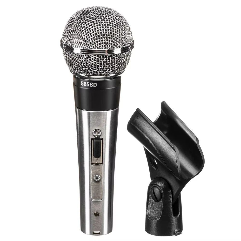 Professional Vocal Microphone for Singing Stage Karaoke Studio Live Show Dynamic Microphone with On/Off Switch