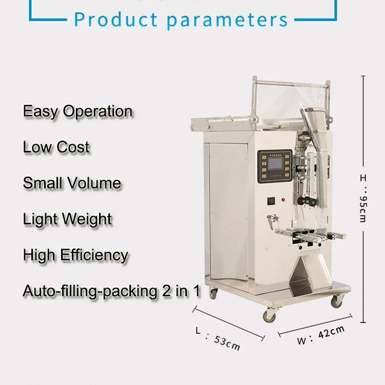 Tea Sugar Salt Coffee Powder Detergent Powder Filling Packing Machine Small Multi-Function Powder Packaging Machine