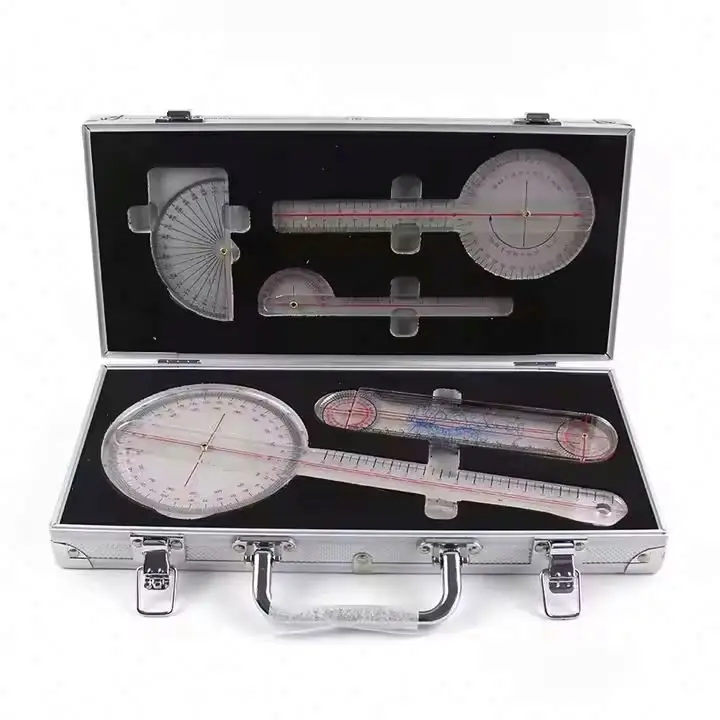 الاتحاد الأوروبي-JDC بناء الجسم البلاستيكية المنقلة مقياس الزوايا الطبية زاوية حاكم لقياس الانحناء المشترك أجهزة لياقة بدنية #2