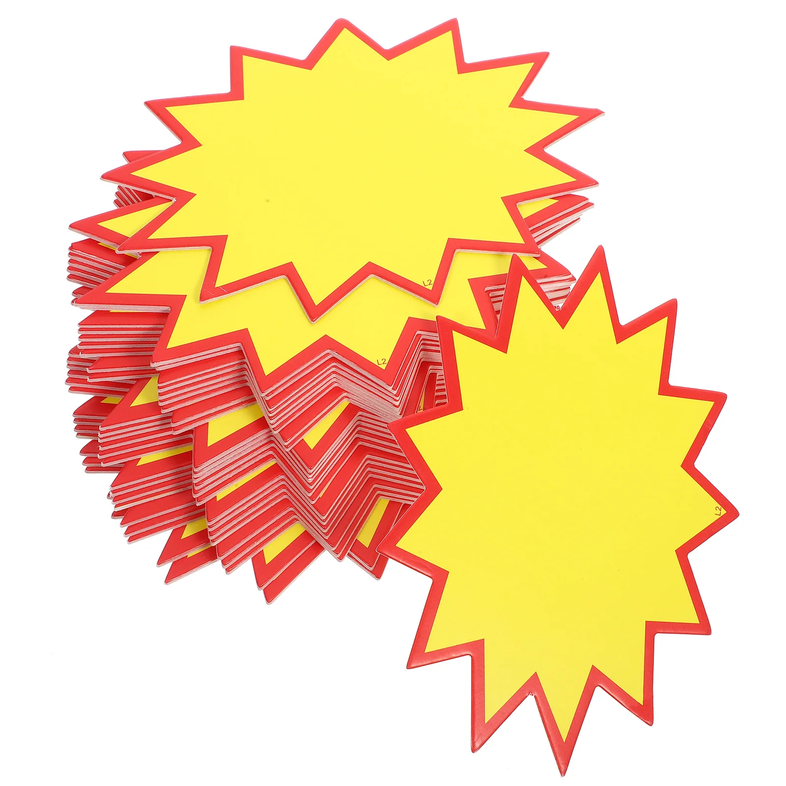 슈퍼마켓을 위한 200pcs 가격 라벨 빈 가격표 소매점 표지판 과일 야채 태그 광고 라벨