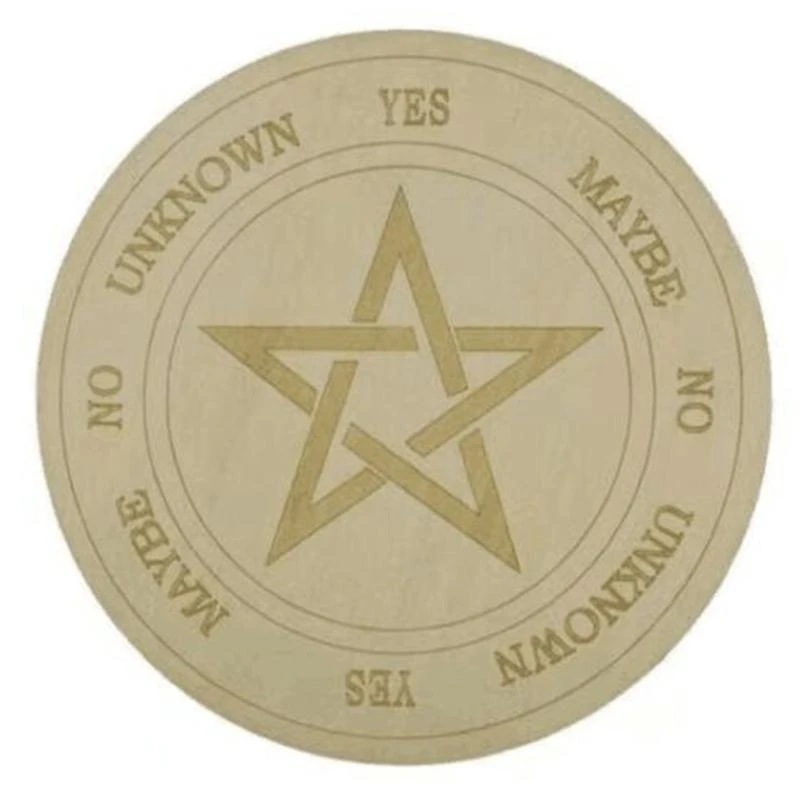 E28F Healings Meditations Boards with Moon Divination Energy Carvens Plate