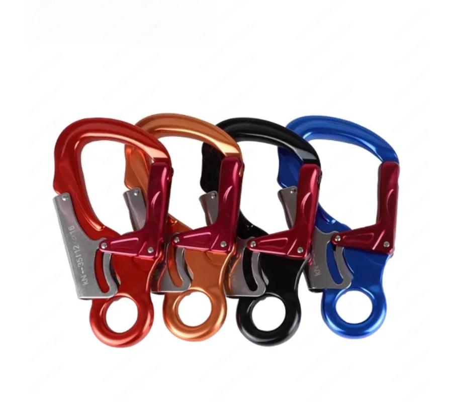 35KN Aviation Aluminum Carabiner Main Lock Outdoor Rock Climbing Carabiner Hanging Hook Buckle Climbing Equipment