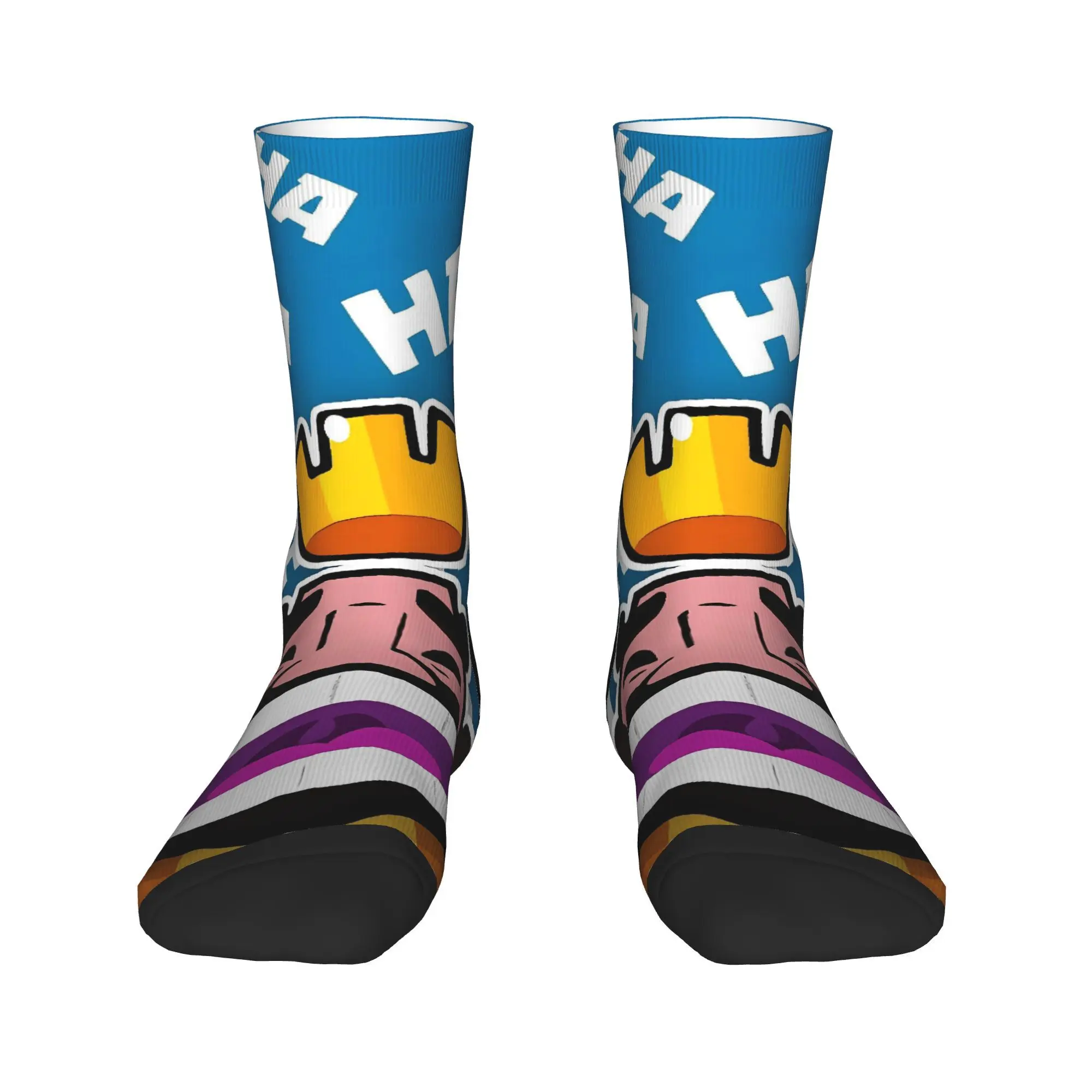 جوارب Clash Royale Game بتصميم مضحك، جوارب ربيعية مضادة للعرق، جوارب عالية الجودة للرجال للجنسين