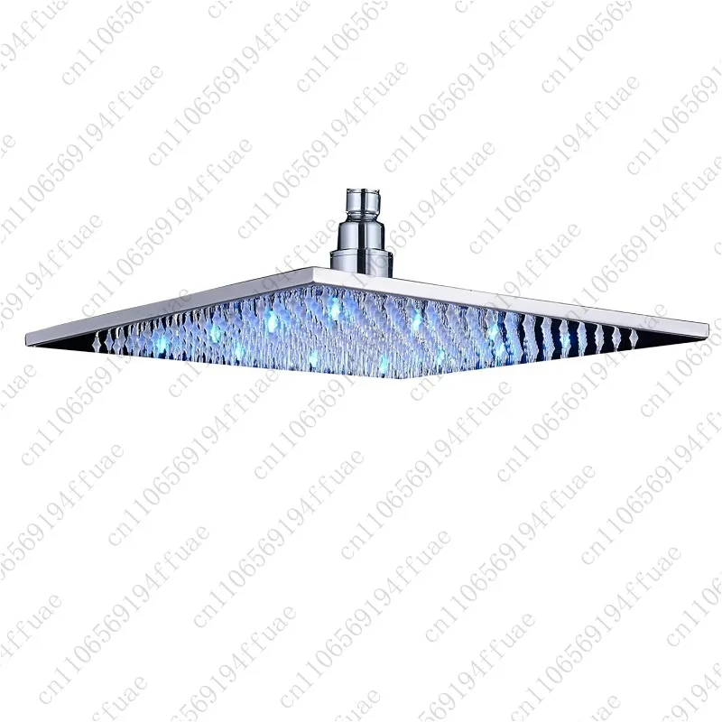 

Роскошная светодиодная насадка для тропического душа высокого давления из нержавеющей стали для домашнего и гостиничного использования