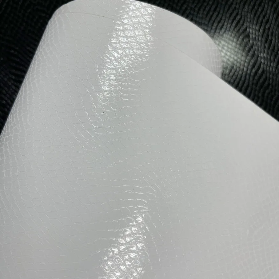 

50CM*600CM White Black Snake Leather Grain Texture Vinyl Car Wrap Sticker Decal Film Adhesive Sticker Interior Car Styling