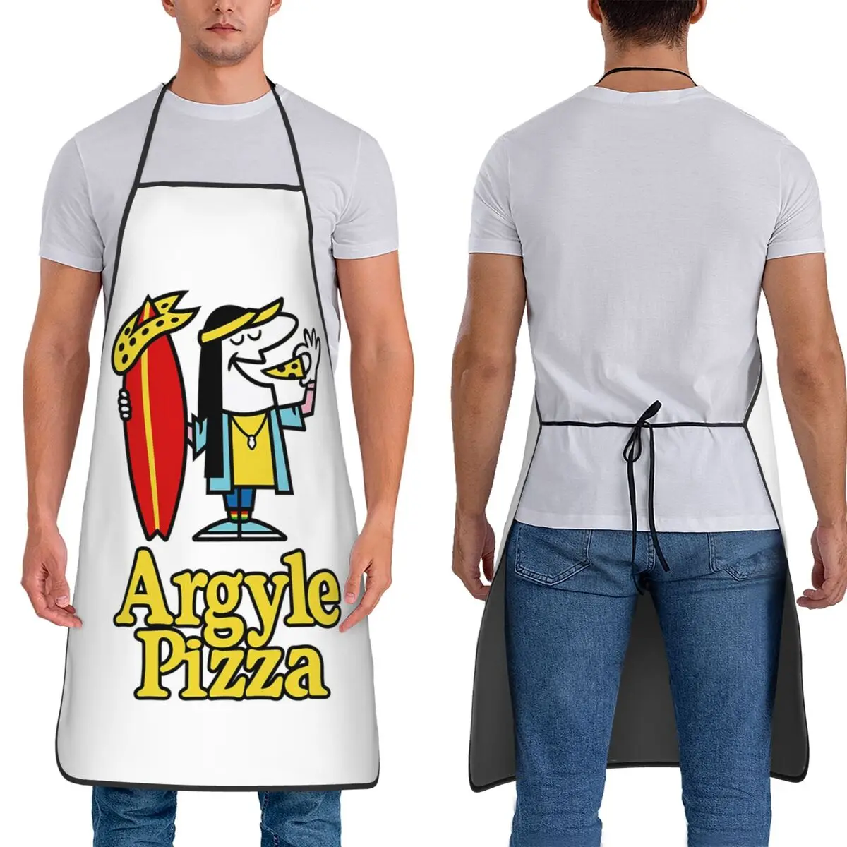 

Фартуки Argyle Pizza-V3, фартуки для шеф-повара, приготовления пищи, выпечки, нагрудник без рукавов, кухонный сарафан для уборки для женщин и мужчин, садоводства