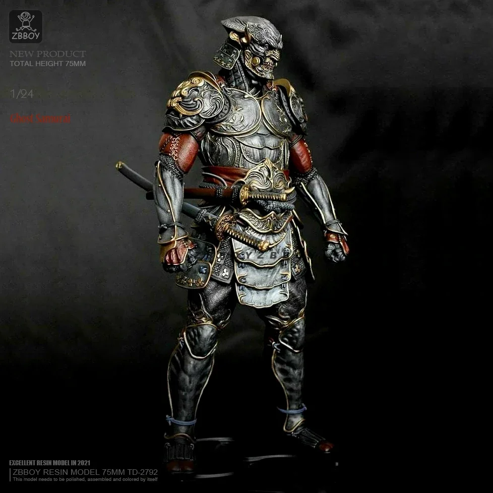 75mm 1/24 kit modello in resina giocattolo fai da te figura autoassemblata TD-2792