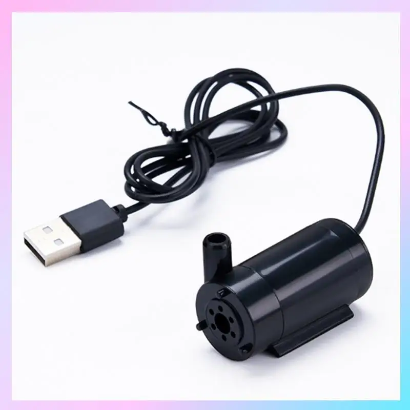 ABRG-USB مضخة غاطسة 1 متر كابل تيار مستمر الجهد المنخفض فائقة الهدوء مضخة مياه صغيرة صغيرة 5 فولت مضخة غاطسة لحوض السمك