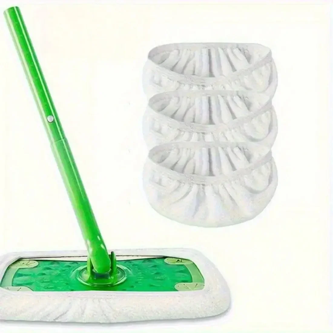 Washable Mop Cloths 3-Piece Set – Dual-Use Microfiber Pads for Hardwood, Tile & Laminate Floors