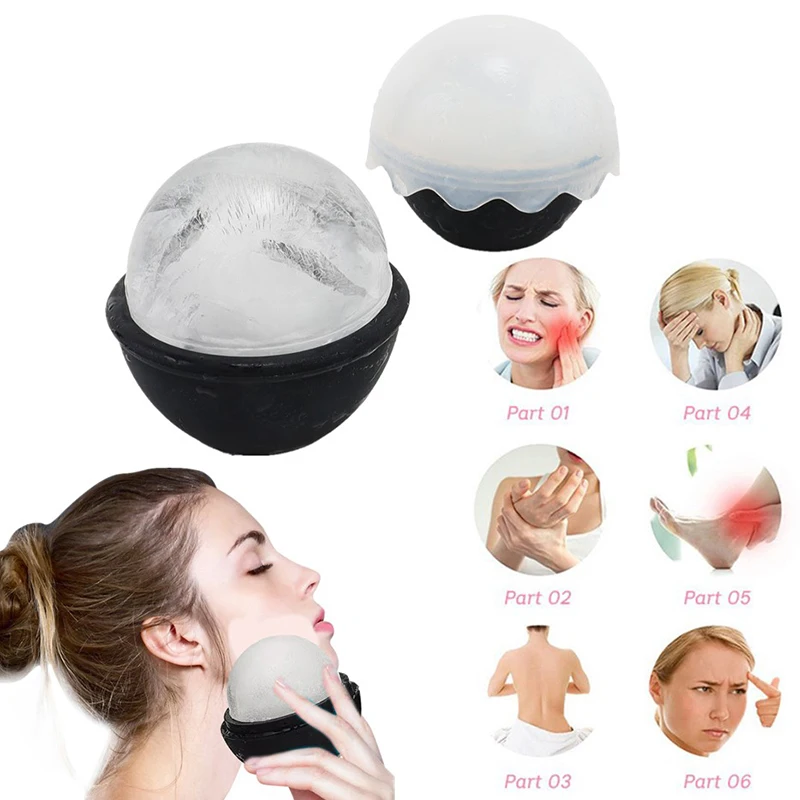 Rouleau à glace pour le visage et les yeux, beauté du visage, outils de soins de la peau, Cube de glace, moule à glace en Silicone, accessoires de beauté