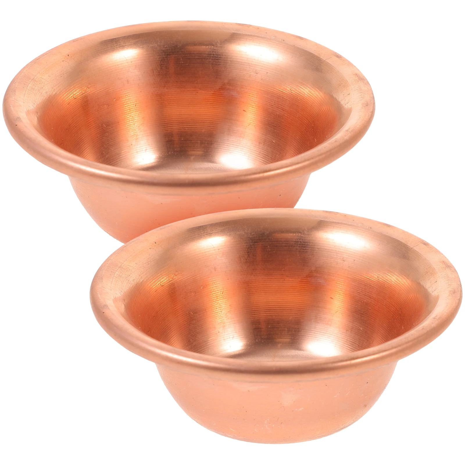 

2pcs Altar Cups Holy Water Offering Cup Buddhist Worship Bowl Small Copper Water Cups Sacrifice Vintage Offerings Bowl