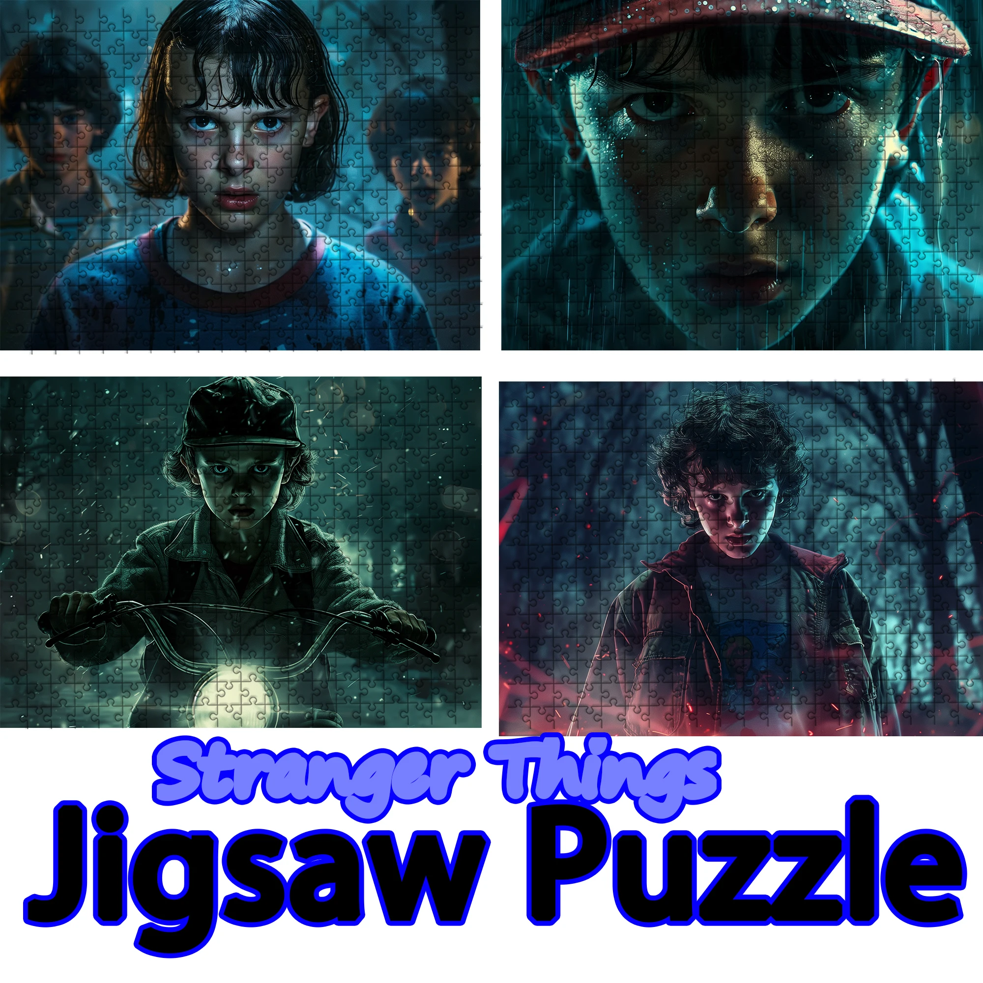 

Stranger Things Jigsaw Puzzle 108/200/300 Pieces Wooden Puzzle High Quality Gift Fun Party Game