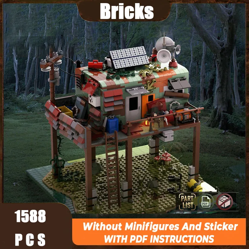 Neue MOC-Bausteine, Baumodelle, World End Survival City, Kinderspielzeuggeschenke, DIY-Montageset