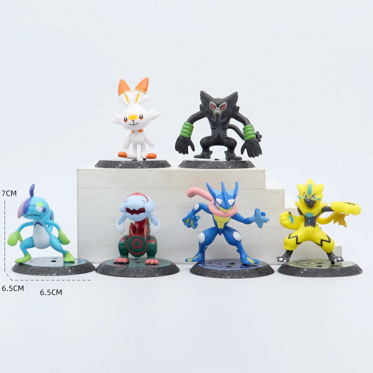 Mini Pokemon Figuren Handgemaakte Q-versie Beeldje Blind Box Desktop Auto Decoratie Ornament Pvc Model Speelgoed Kinderen Geschenken Gift Collec