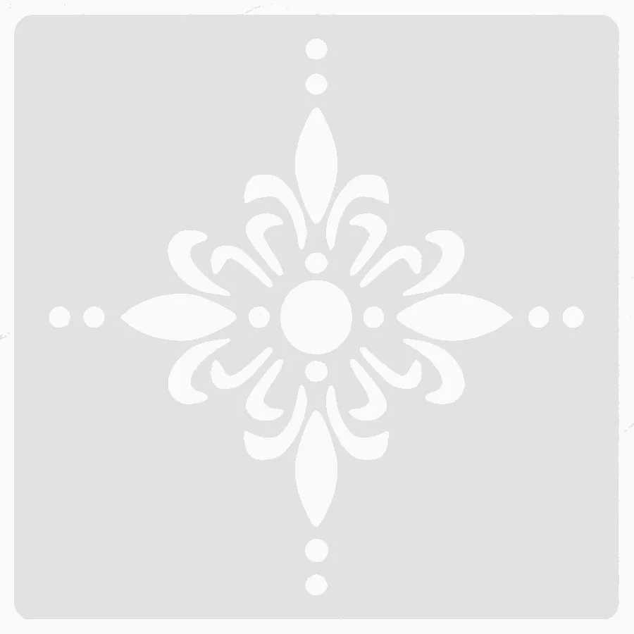 2-حزمة 8x8in قوالب رسم قابلة لإعادة الاستخدام لديكور المنزل جدار بلاط الأرضيات الأثاث DIY بها بنفسك الفن الحرفية Tutorials