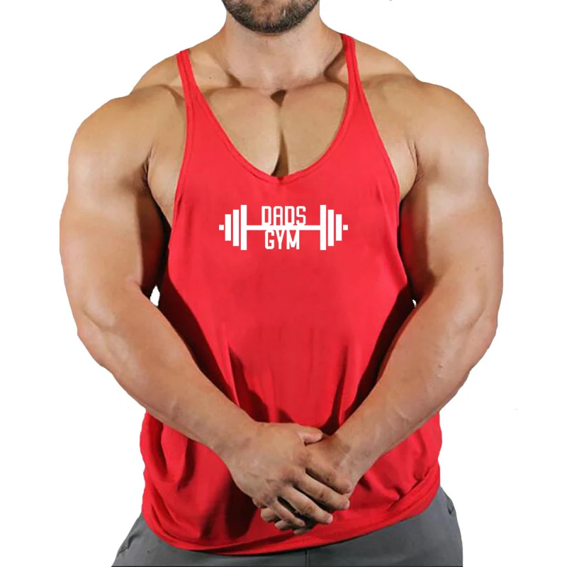 Fitness Kleidung Fitness studio T-Shirts Hosenträger Mann Fitness studio Top Männer ärmelloses Sweatshirt Herren kleidung Stringer Westen Bodybuilding-Shirt