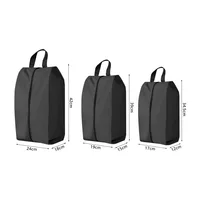Dustproof Shoes Storage Bags Travel Portable Nylon Shoes Bag with Sturdy Zipper Pouch Case Waterproof Pocket Shoes Organizer 6