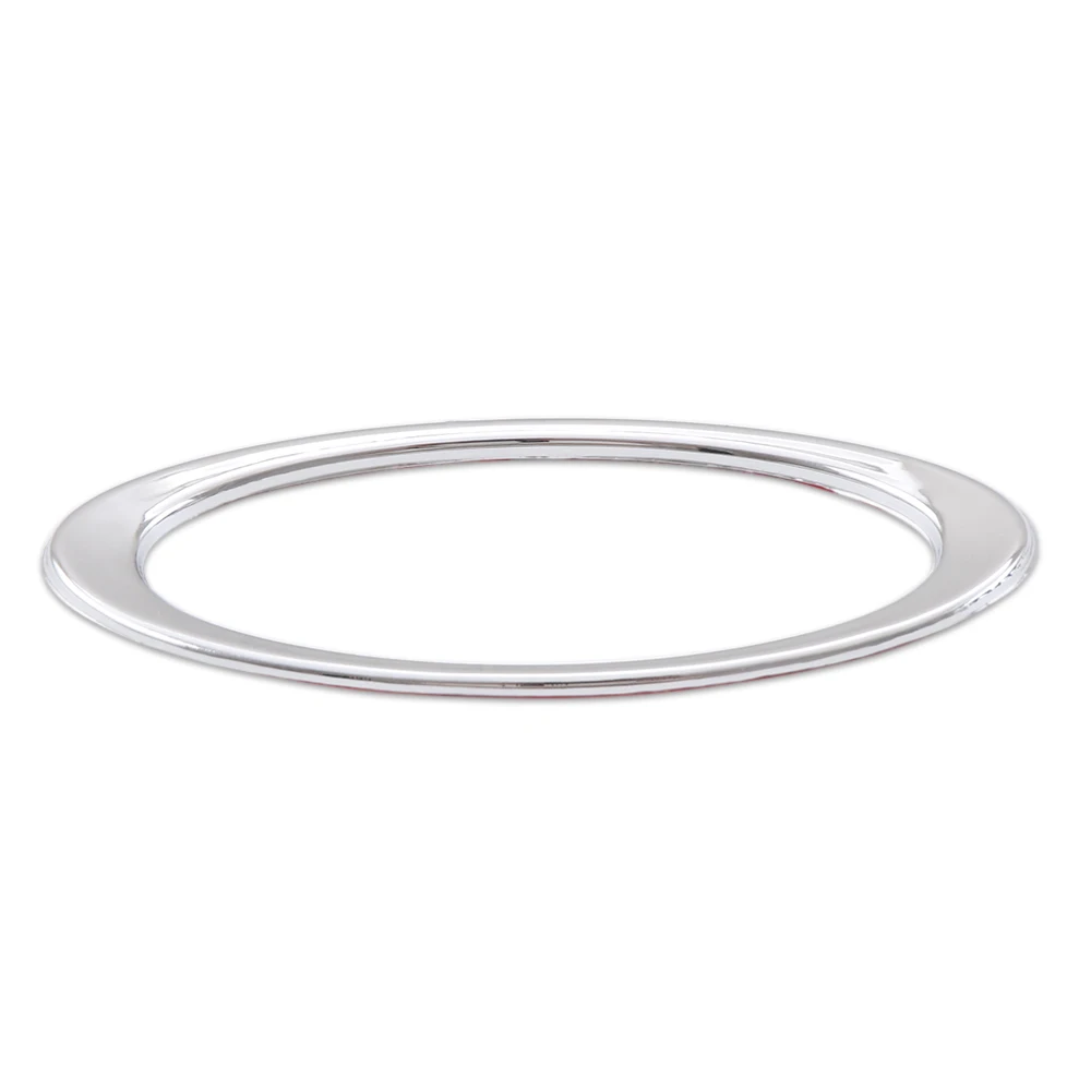 Car ABS Chrome Car Steering Wheel Decoration Ring Trim Sticker for Ford Focus 2 Fiesta Ecosport