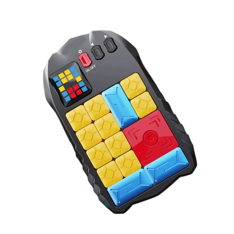 Electric Sliding Puzzle Game With Auto Solve Detection 7 Logical Challenge Levels Early Education Toy for Toddler Fun 15UB