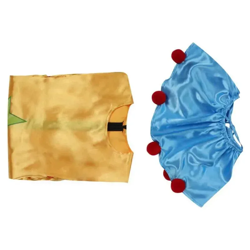 aa Bear House 002 Killer Klowns from Outer Space أزياء تنكرية للمهرج بذلة وشاح رجل إمرأة حفلة الهالوين دور PlaWAT99 ★ ★