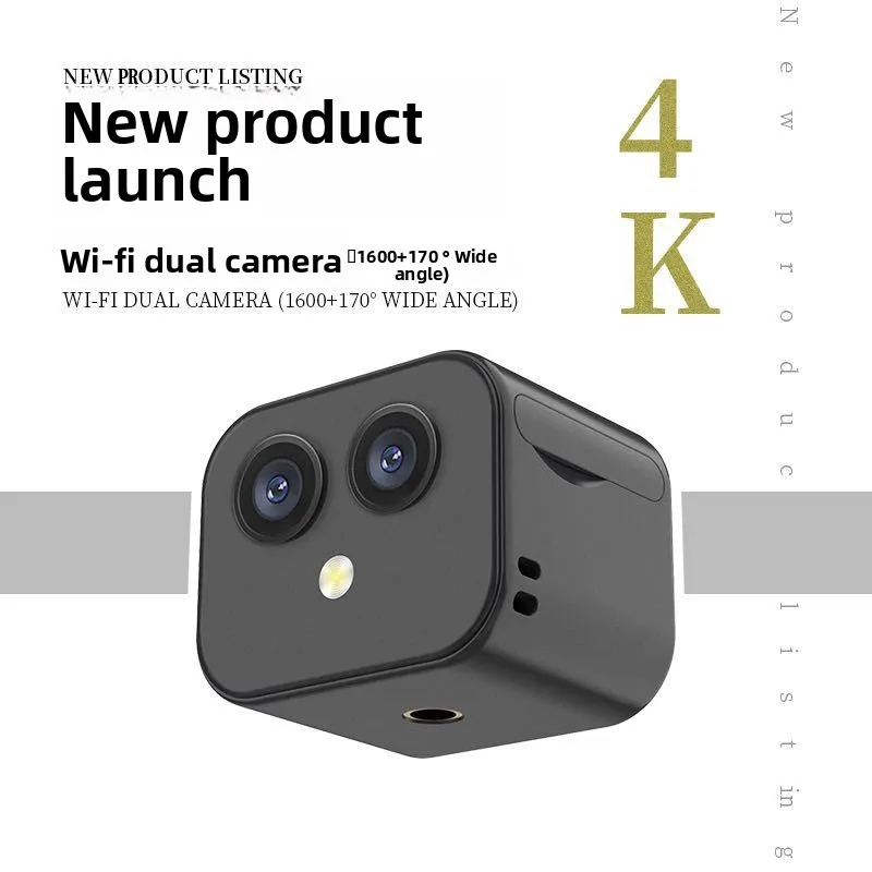 New Product D3 High-Definition 4K Dual-Lens Wifi Camera Mobile Phone Wireless Remote Two-Way Intercom Network Surveillance Camer