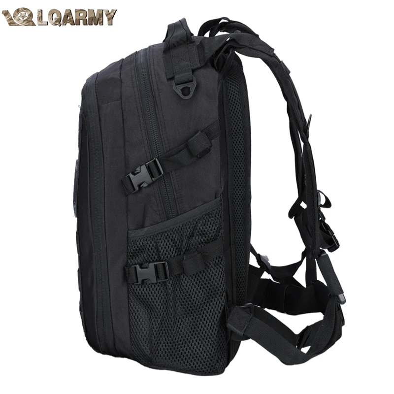 LQARMY Tactical Backpack Molle Assault Rucksack Outdoor Travel Hiking Rucksacks Camping Hunting Climbing Bags