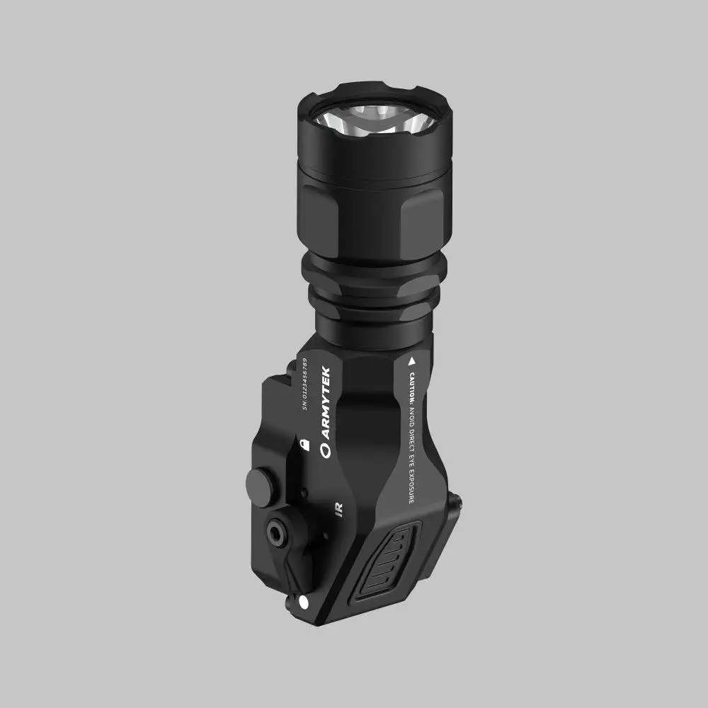 Armytek Parma C1IR WML 2 in 1 Tactical Flashlight 520 Lumens High-Intensity Compact Rail-Mounted Light Outdoor Tactical Torch