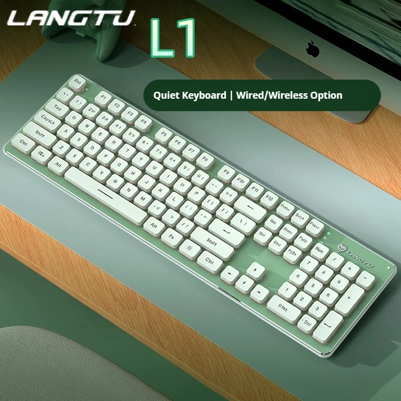 

Hit Product Wolf Road L1 Wired Keyboard Mechanical Feel Silent Ergonomic Waterproof Gaming Backlit Wired Keyboard For Office Use