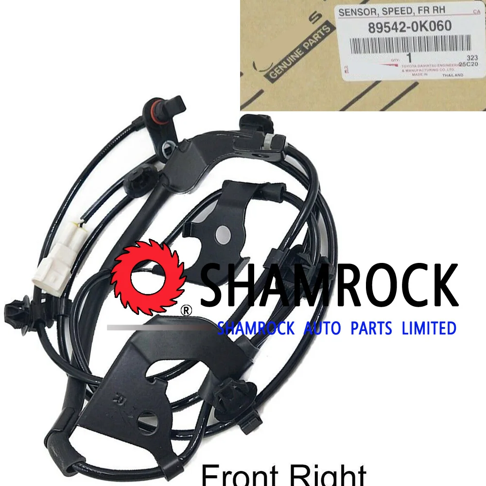 

89542-0K060 895420K060 Front right ABS wheel speed sensor 89542-0K060 895430K060 89543-0K060