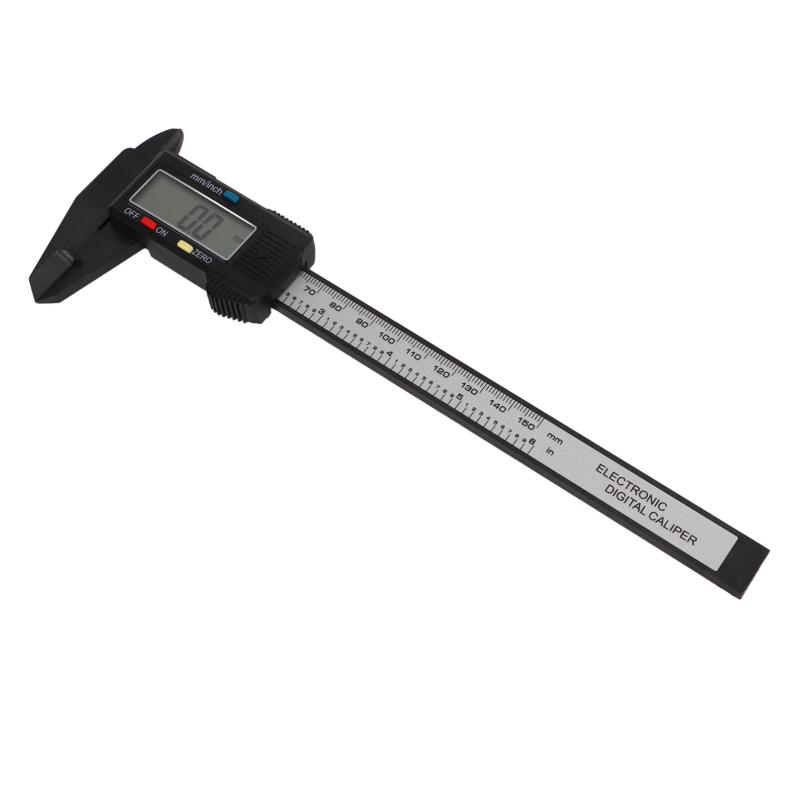Digital Caliper Millimeter Inch Conversion Vernier Caliper Scratch Proof Large LCD Screen 0.1mm 0.01in Accuracy for Household